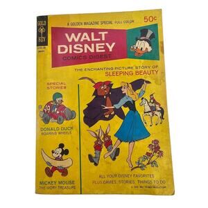 Walt Disney Comics Digest #19 1970-Sleeping Beauty-Carl Barks-Donald Duck
